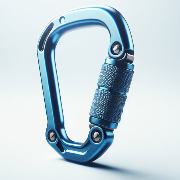 Climbing Carabiner Clip (blue)