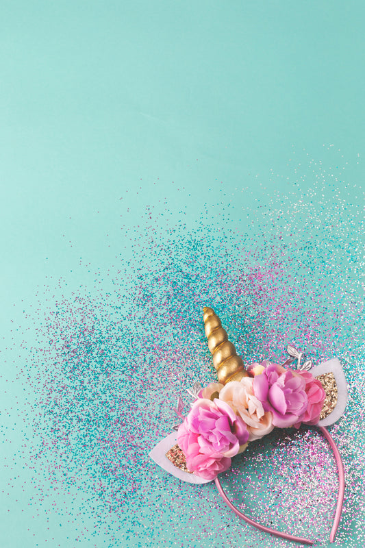 Glitter Unicorn Outback Hair Lock
